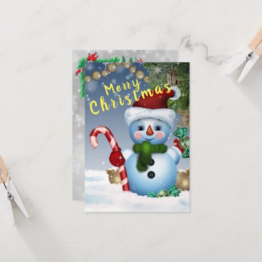 雪男 カード (正面/裏面インサイチュ)