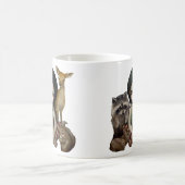 "雪白いおよび彼女の動物の友人"のマグ コーヒーマグカップ (中央)