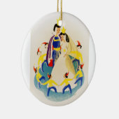 雪白いWPA セラミックオーナメント (右)