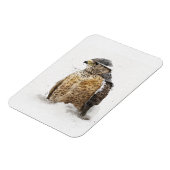 雪磁石の準備ができている マグネット (左側)