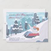 雪管誕生パーティー 招待状 (正面)