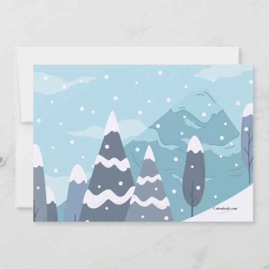 雪管誕生パーティー 招待状 (裏面)