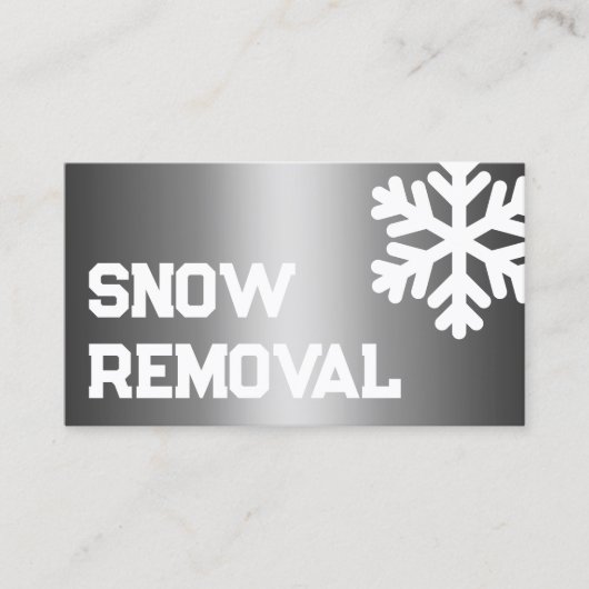 雪粉業者 名刺 (正面)