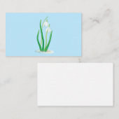 雪粒（ガランサス・ニワリス）初期春の花 ノートカード (正面/裏面)