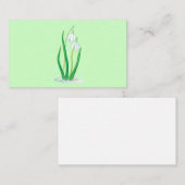 雪粒（ガランサス・ニワリス）初期春の花 ノートカード (正面/裏面)