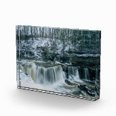 雪素晴らしの日のティンカーズクリークの秋 フォトブロック (右)