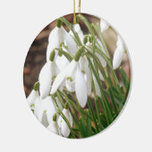 雪素晴らし粒 セラミックオーナメント (左)