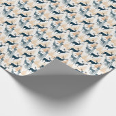 雪素朴に溶け込む ラッピングペーパー (角)