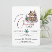 雪素朴の家、クリスマスパーティー 招待状 (スタンド正面)