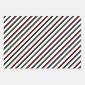 雪素朴エレガント冬 |クリスマス・ホリデー ラッピングペーパーシート (正面)