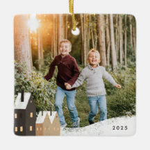 雪素朴村の風景の写真