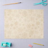 雪素朴片ヴィンテージ冬褐色 薄葉紙 (クラフト)