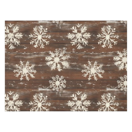 雪素朴片 テーブルクロス (正面(横))