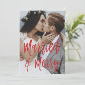 雪結婚したやメリースノーフレークの写真カード シーズンカード (スタンド正面)