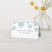 雪結婚片 プレイスカード (裏面)