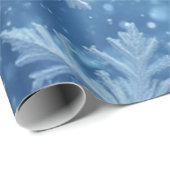 雪結晶の包み紙 ラッピングペーパー (ロールコーナー)