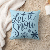 雪結晶モダン雪片を飾る装飾品 クッション (ブランケット)