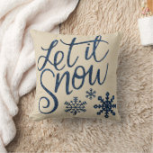 雪結晶モダン雪片を飾る装飾品 クッション (ブランケット)