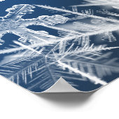 雪結晶 ポスター (角)