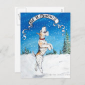 雪線キツネテリア! シーズンポストカード (正面/裏面)