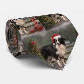雪縁どの中で飼い犬 ネクタイ (ロール)