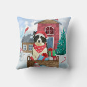 雪縁どの中のコリードッグ クッション (裏面)