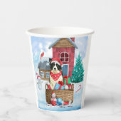 雪縁どの中のコリードッグ 紙コップ (正面)