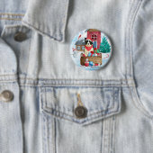 雪縁どの中のコリードッグ 缶バッジ (インサイチュ)