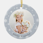 雪縁ど片 |写真 セラミックオーナメント (正面)