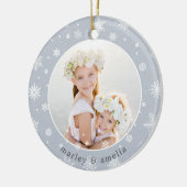 雪縁ど片 |写真 セラミックオーナメント (左)