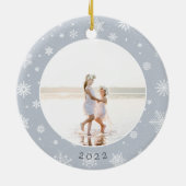 雪縁ど片 |写真 セラミックオーナメント (裏面)