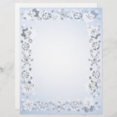 雪縁ど雪なし筆記紙 (正面/裏面)