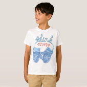 雪考えミトン Tシャツ (正面フル)