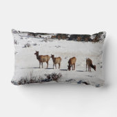 雪腰枕にエルク ランバークッション (裏面)