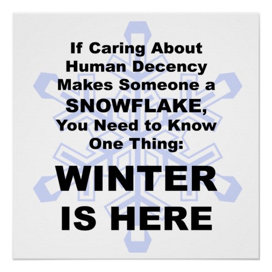 雪自由主義のが積もった ポスター (正面)