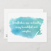 雪自由主義の片はがき ポストカード (正面/裏面)