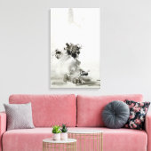 雪舟東洋羽束山水景観 キャンバスプリント (インサイチュ (リビング))