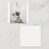 雪舟東洋羽邦 – 山水景観 スクエア名刺 (正面/裏面)