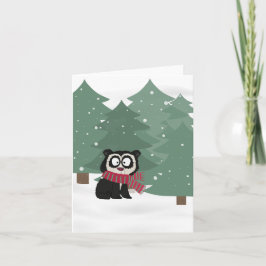 雪色のメガネクマ カード