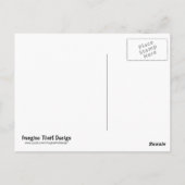 雪花写真 ポストカード (裏面)