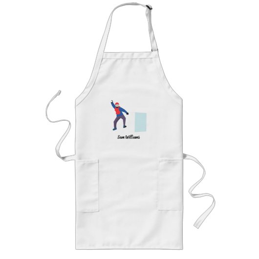 雪花山 ロングエプロン (正面)