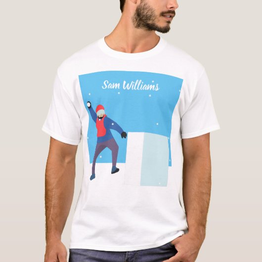雪花山 Tシャツ (正面)