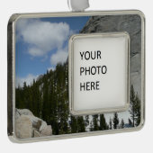 雪花崗岩ドームIIヨセミテ国立公園 シルバープレートフレームオーナメント (右)