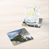雪花崗岩ドームIIヨセミテ国立公園 スクエアペーパーコースター (インサイチュ)