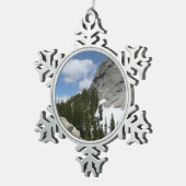 雪花崗岩ドームIIヨセミテ国立公園 スノーフレークピューターオーナメント (右)