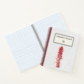 雪花組成パーソナライズされた物 ノートブック (内部)