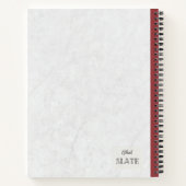 雪花組成パーソナライズされた物 ノートブック (裏面)