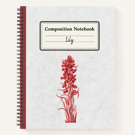 雪花組成パーソナライズされた物 ノートブック (正面)