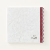 雪花組成パーソナライズされた物 ノートブック (裏面)