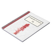 雪花組成パーソナライズされた物 ノートブック (左側)